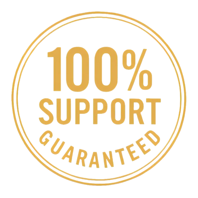 MemoClear 100% money-back guarantee badge